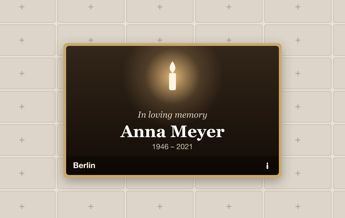 An example personalized brick on the Wall of Forever